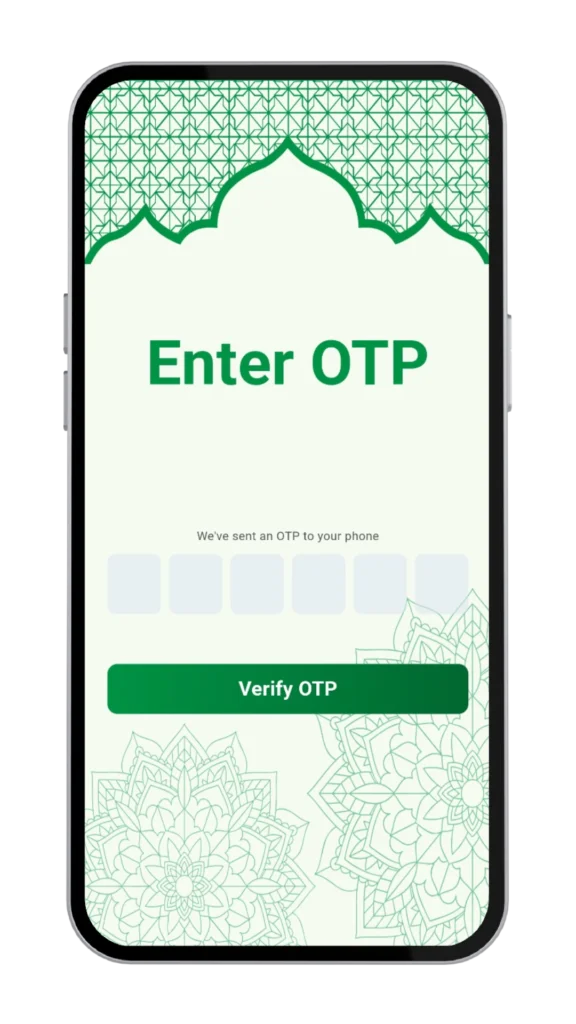 Verify account step